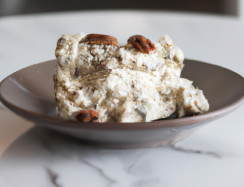 Easy Goat Cheese Spread with Blackberry Ginger Balsamic and Pecans