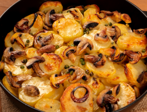 Mushroom and Potato Gratin (Scalloped Potatoes)